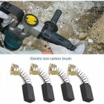 4 paires balais de charbon moteur cb103 compatible pour lectriques hm0810 181030