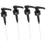 4 pcs caf� 1 litre distributeur pompe � sirop noir distributeur de liquide pour monin sirop 10 ml bouteille ...