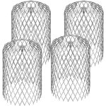 4 pcs crapaudine de goutti�re en aluminium 815cm antirouille filtres de goutti�re etanche grillage gouttiere ...