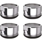 4 pcs mousseur robinet m24 filtre de robinet en acier inoxydable a�rateur de robinet filtre de robinet ...
