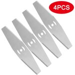 4 pcs remplacement des t�tes de lame de coupe - herbe tondeuse � gazon lames de d�broussailleuse t�tes ...