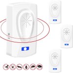 4 pcs r�pulsif ultrason anti - rongeurs insectes, repulsif anti mouches electrique appareil r�pulsif ...