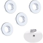 4 pcs trou rond de trop - plein couvercle de trop - plein pour �viers anneaux de d�bordement couvercle ...