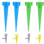 4 pi�ces d'arrosage automatique pour plantes avec embouts goutteurs r�glables et valve