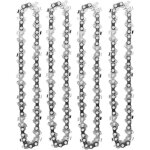 4 pi�ces cha�nes de tron�onneuse 4 pouces 1 / 4 pouces compatibles mini tron�onneuses �lectriques sans ...