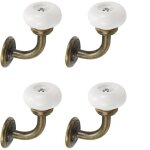 4 pi�ces crochets muraux, vintage hooks, patere vintage, c�ramique porte manteau mural, crochets muraux ...
