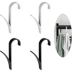 4 pi�ces crochets pour radiateur de salle de bain, crochets pour serviettes en aluminium, porte serviette ...