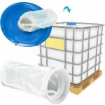 4 pi�ces filtre ibc en nylon, filtre pour cuve ibc filtre de couvercle nylon, filtre � eau de pluie, ...
