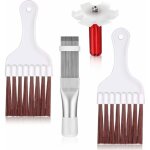 4 pi�ces peigne de condenseur de climatiseur peigne de climatiseur peigne � ailettes ac peigne en acier ...
