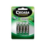 4 piles rechargeables accu cegasa aaa lr03 1. 2v 1000mah