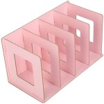 4 sections bureau livre rack, en bois livres cd dvd stand de stockage �tag�re porte - magazine, serre ...