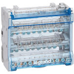 400408 legrand r�partiteur modulaire t�trapolaire 125a 6 modules 10 d�parts
