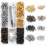 400pcs 5mm oeillets boutons en m�tal 4 couleurs grommets eyelets avec 3 outils d'installation oeillets ...