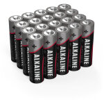 40x batterie alcaline ansmann aa mignon 1, 5v - lr6 am3 mn1500 (lot de 40)