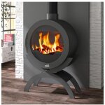 410101000053 - po�le � bois brimont 8, 5kw �tanche peint anthracite godin 410101anth