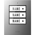 M - e modern - electronics - 41306 sonnette sans fil emetteur �clair�e, avec porte - nom