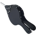 43, 2 x 19, 1 cm soufflet en bois, manuel air blower pour barbecue, chemin�e et le camping - noir