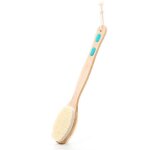 44×7cm brosse dos douche brosse pour le corps brosse de bain exfoliante avec poils naturels et poils ... 44×7cm brosse dos douche brosse pour le corps brosse de bain exfoliante avec poils naturels et poils ...