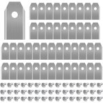 45 x lames de rechange en titane, lames de tondeuse � gazon pour toutes les tondeuses robotiques husqvarna ...