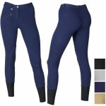 48 it, beige: pantalon d'�quitation en coton anatomique extensible pour femmes