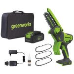 48v dvt mini chainsaw 10cm avec kit energy gd48mcs10k2