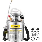 Vevor - husuper pulverisateur inox 4l brumisateur jardin pour plante pour jardinage domestique et nettoyage ...