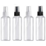 4pcs 100ml flacon vaporisateur, bouteille de voyage vide plastique r�utilisables transparent atomiseur ...