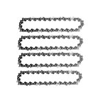 4pcs 4 pouces mini trononneuse lectrique sans fil chane de scie  chane pour la coupe du bois branches ...