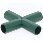 4pcs connecteur de construction de cadre de serre chaude 16 mm raccord pvc 5 types de support stable ...