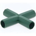 4pcs connecteur de construction de cadre de serre chaude 16 mm raccord pvc 5 types de support stable ...