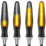 4pcs indicateurs de moto couleurs clignotants lumi�res indicateurs de tournage de moto 12 v 12 led ampoules ...