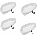 4pcs serpill�res balai � vapeur triangulaire en microfibre pour h2o?x5?s302?s001 mop