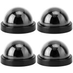4pcs simulateur de cam�ra de simulation de d�me factice factice avec clignotant led pour les maisons ...