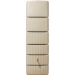 Récupérateur d'eau mural slim 330 l sable avec robinet pe imitation laiton - 4rain Récupérateur d'eau mural slim 330 l sable avec robinet pe imitation laiton - 4rain