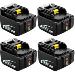 4x batterie 14, 4v 5, 0ah pour makita bl1430 bl1415 bl1440 bl1415n 196875 - 4 194558 - 0 195444 - 8 196388 ...