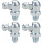 Cyclingcolors - 4x graisseur m6x1 angle 90� embout graissage pompe � graisse manuelle hydraulique tracteur ...