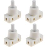 4x interrupteur � bouton - poussoir marche / arr�t pressostat encastr� avec fil et capuchon � vis 220v ...