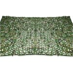 4x3 m voile d'ombrage rectangulaire design camouflage shade plaid vert, filet de camouflage de protection ...