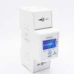 5 - 80a)compteur electrique consommation, wattmetre r�tro�clairage lcd num�rique compteur d'�nergie monophas� ...