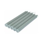 Lot de 5 bougies chandelier  essentiel ii  19cm gris