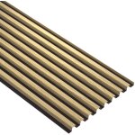 5 panneaux de parement my metal factory acier effet bois - 1150 x 360 mm - 2