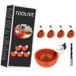 5 pcs, abreuvoir poules, abreuvoir automatique poule kit, abreuvoirs automatiques de poulet, convient ...