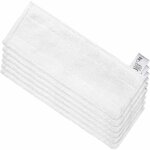 5 pcs bonnettes microfibre pour sc5 sc3 easy fix krcher, lingettes remplacement pour krcher nettoyeur ...