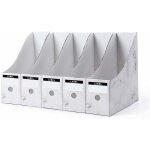 5 pcs porte - revues, fichier bo�te range - revue pour rangement organisateur document papier a4 magazine ...