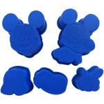 5 petits moules souples mickey modele bleu 5 petits moules souples mickey modele bleu