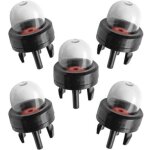 5 pi�ces ampoule amor�age d'essence, ampoule de carburant pompe, bulle d'huile de carburateur, pour stihl ...