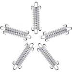 5 pi�ces boucle � ressort de tente, fermoir � ressort en acier inoxydable, kit de fixation de voile solaire, ...