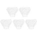 5 pi�ces culottes jetables femme coton pur postpartum voyage rose xxxl