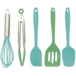 5 ustensiles de cuisine pour enfants en silicone fackelmann mini monster