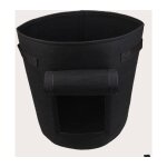 5 x 7 gallon planting bags planting bags, breathable and durable pots, garden planting bags with window ...